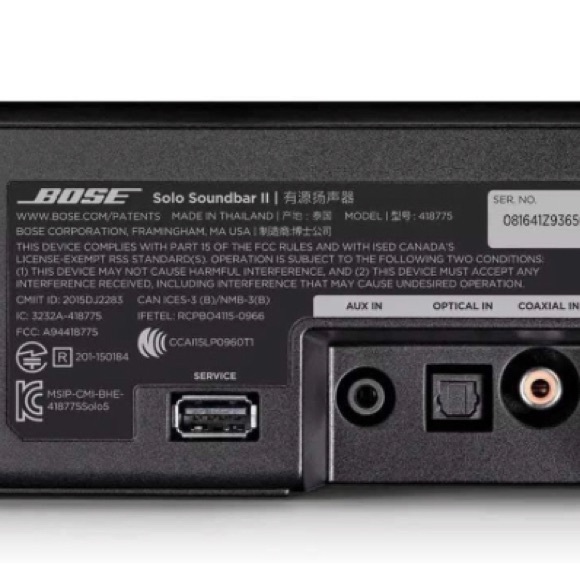 Bose Solo Soundbar Series II. Manufacturer refurbished. - Picture 7 of 9